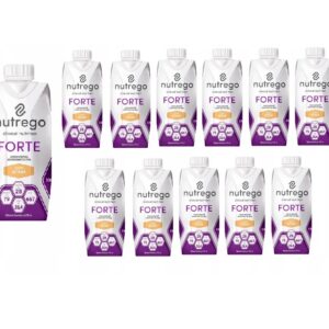 Nutrego Forte 12x330 ml Erdnuss Hochkalorische, proteinreiche Ernährung